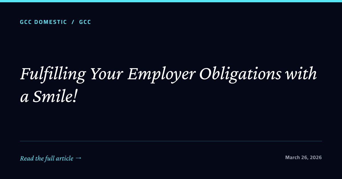 Fulfilling Your Employer Obligations with a Smile!