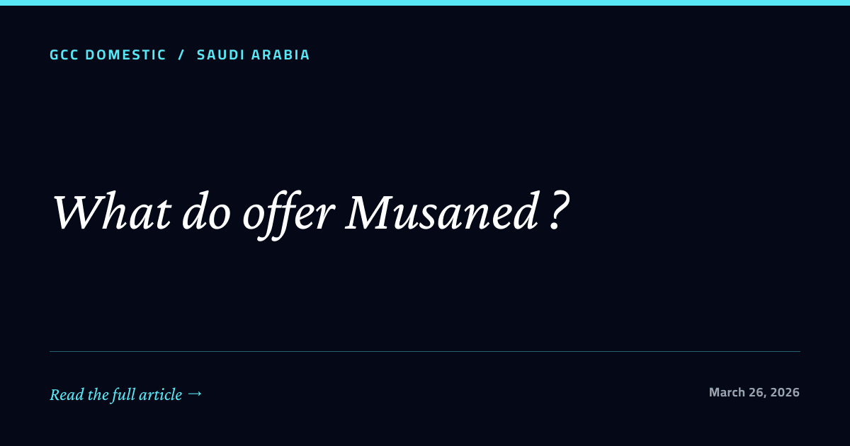 What do offer Musaned ?