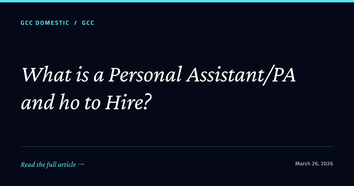 What is a Personal Assistant/PA and ho to Hire?