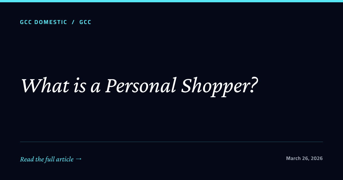 What is a Personal Shopper?