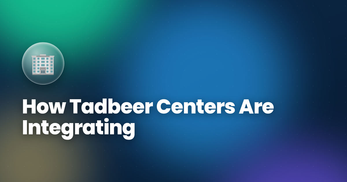 How Tadbeer Centers Are Integrating Sustainability