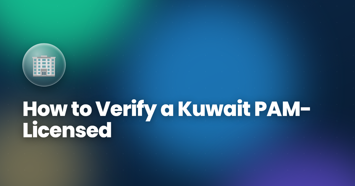 How to Verify a Kuwait PAM-Licensed Recruitment Office (2026 Checklist)