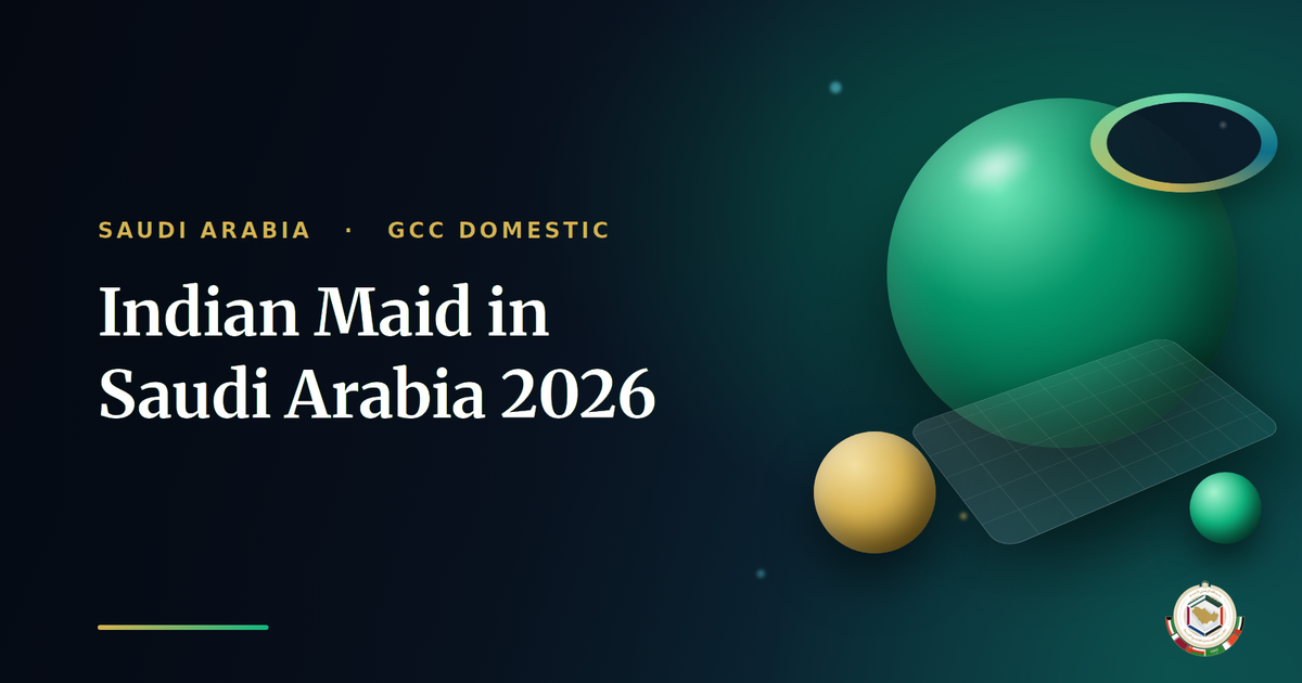 Indian Maid in Saudi Arabia 2026 — Salary, eMigrate Rules & Musaned Guide