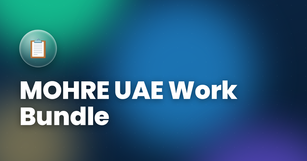 MOHRE UAE Work Bundle — New Digital Platform for Domestic Workers 2026 Explained