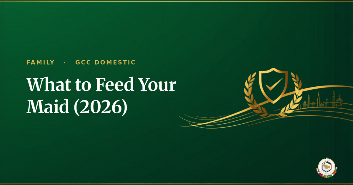 What to Feed Your Maid (2026): Food, Meals & Fair Rules