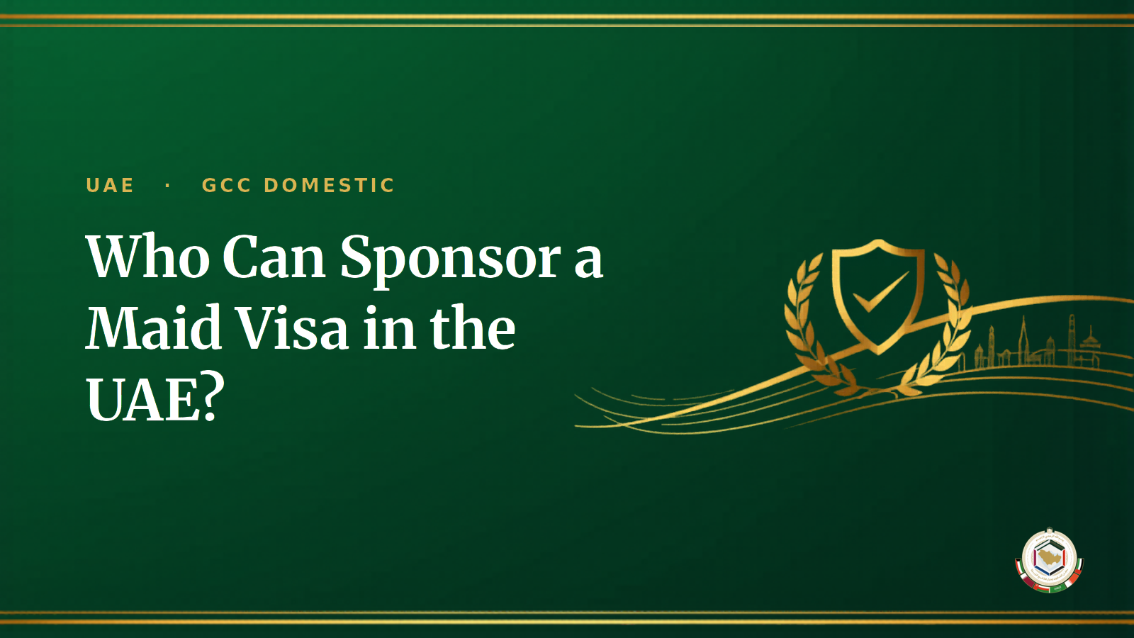 Who Can Sponsor a Maid Visa in the UAE? Eligibility, Income Rules & Cost (2026)